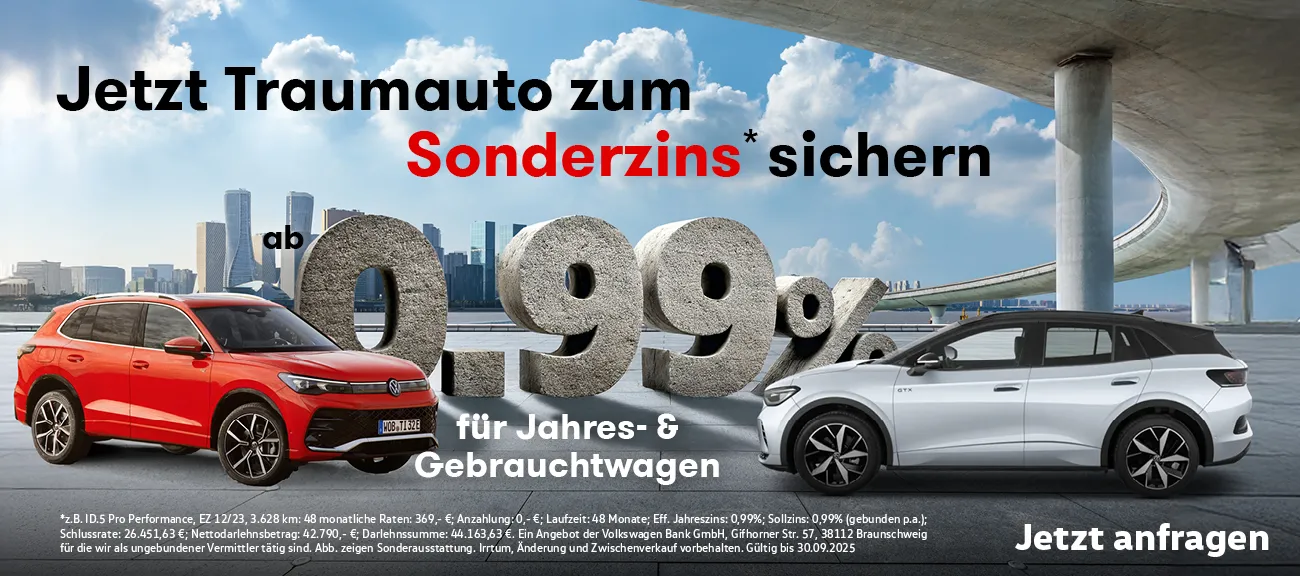 VW VVJ Sonderzins Q3