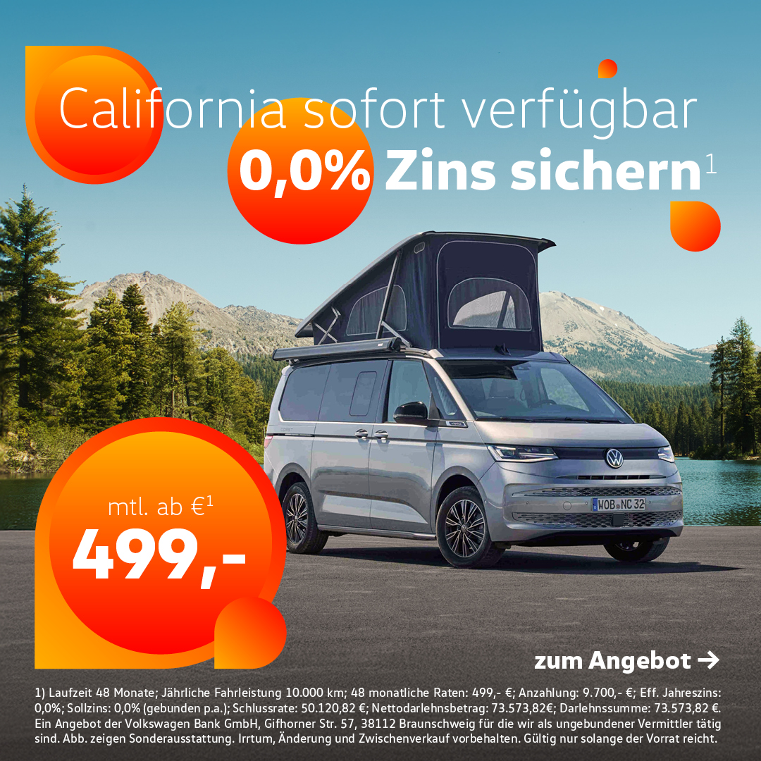 BEITRAG VW T7 California Lagerwagen