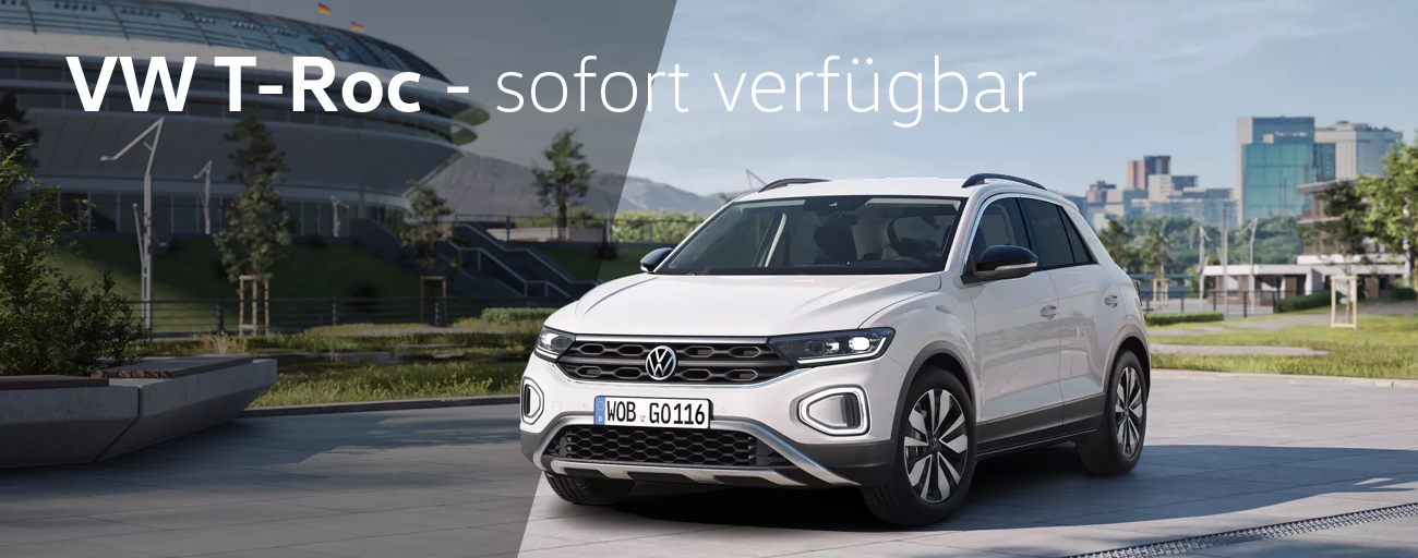 HEADER DESKTOP T-Roc sofort verfügbarL