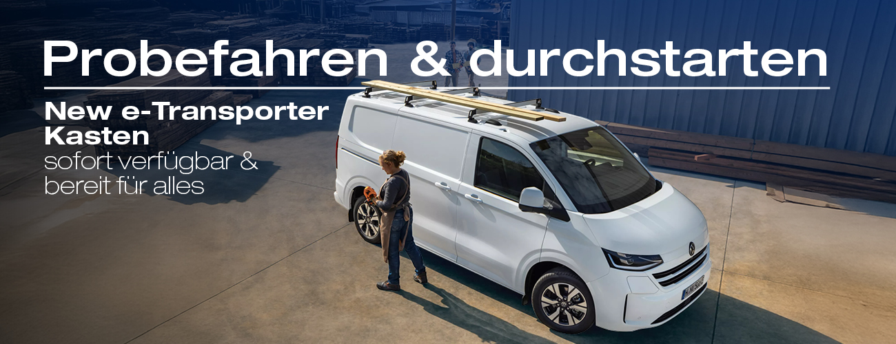 HEADER DESKTOP VW e-Transporter Lager Probefahrt