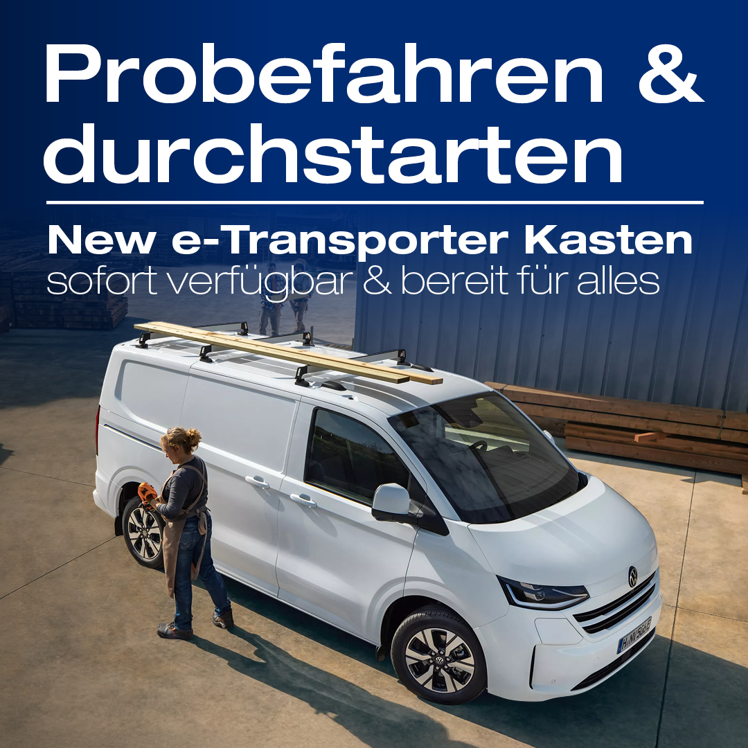HEADER MOBILE VW e-Transporter Lager Probefahrt