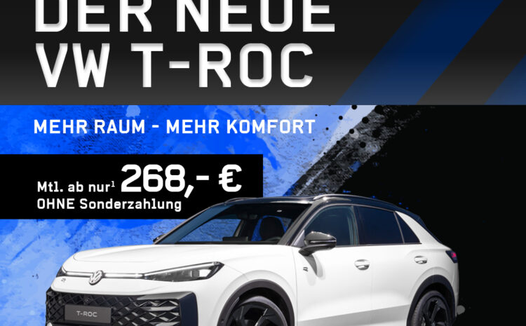  VW T-Roc bis 31.03.