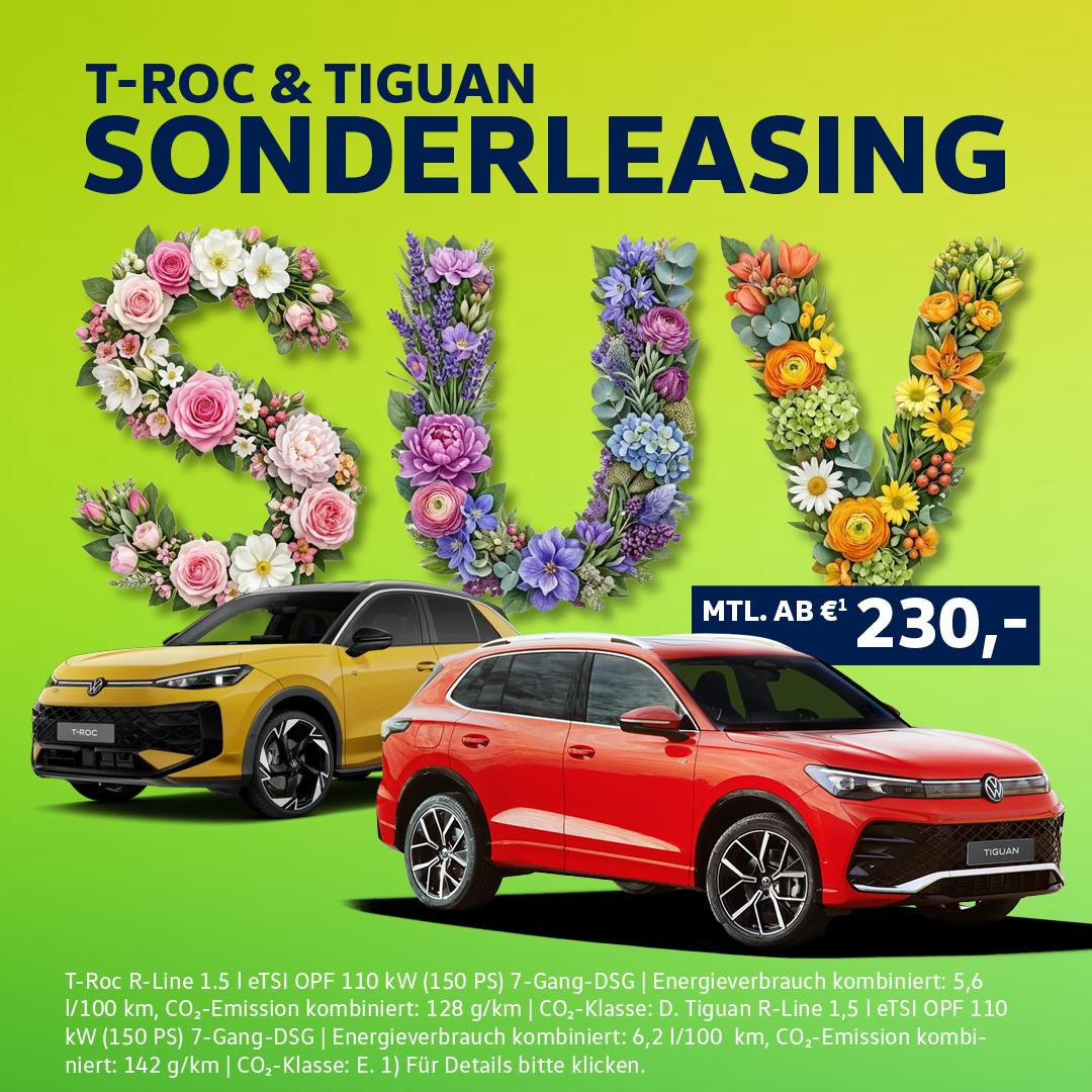 VW T-Roc und Tiguan