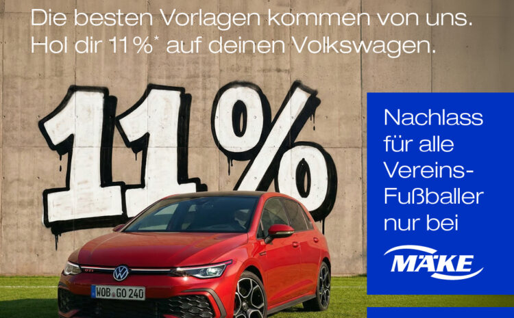  11 % Nachlass für Vereinsmitglieder